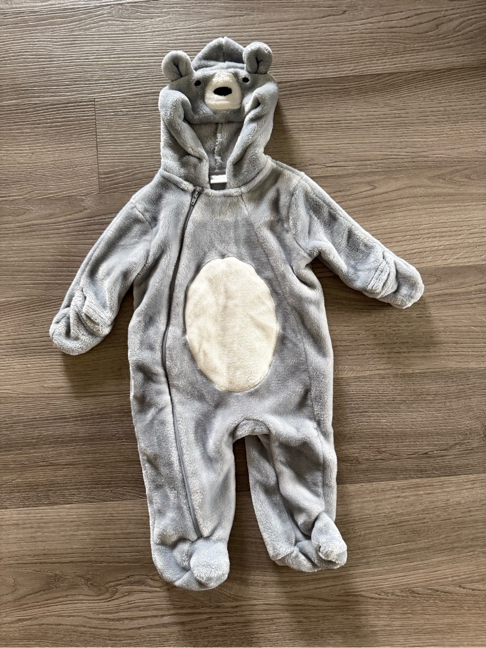 6-12M grey bear costume